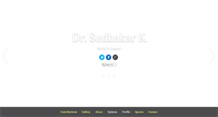 Desktop Screenshot of drsudhakark.com