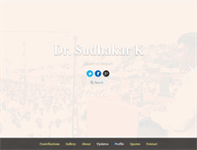 Tablet Screenshot of drsudhakark.com